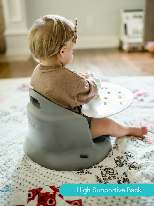 Ingenuity SmartClean ChairMate Toddler Booster Seat- Slate