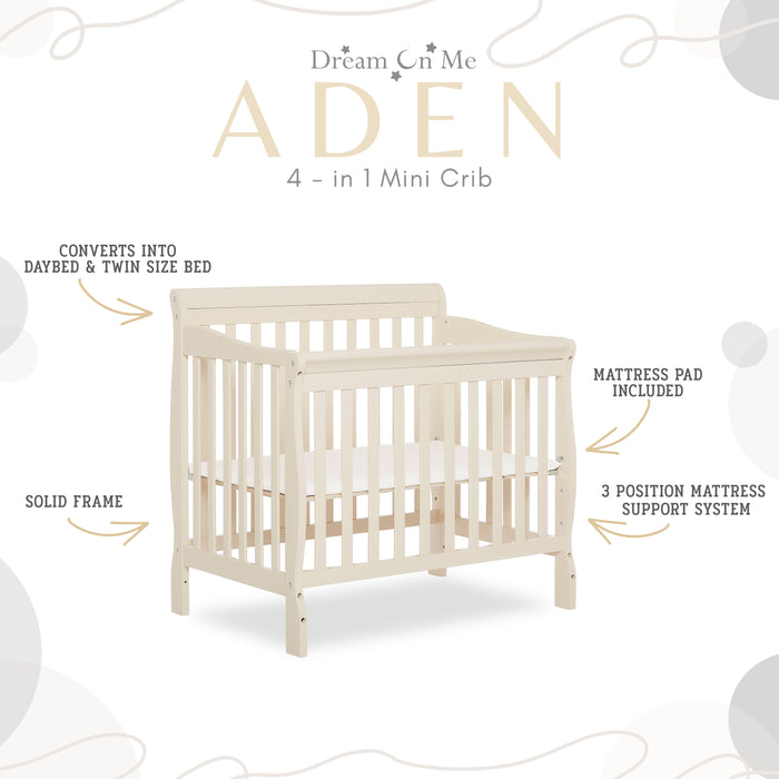 Aden convertible mini crib online