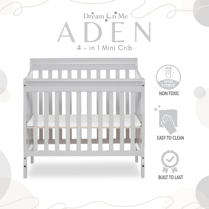 Dream On Me Aden Convertible 4 in 1 Mini Crib buybuy BABY