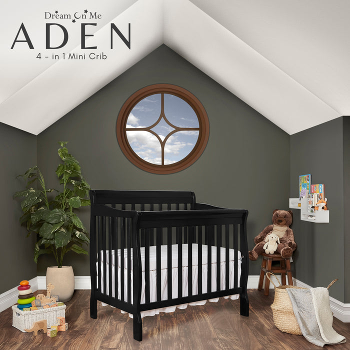 Dream On Me Aden Convertible 4 in 1 Mini Crib buybuy BABY