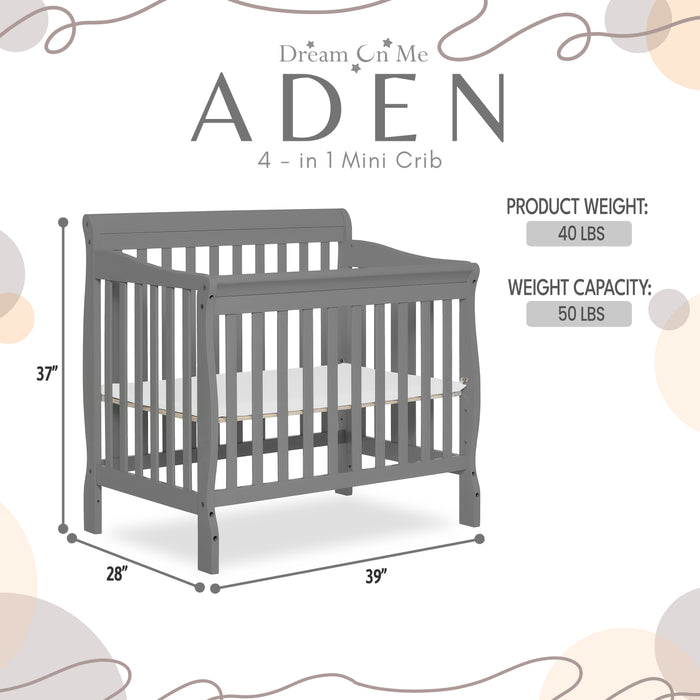 Aden 4 in 1 mini crib online