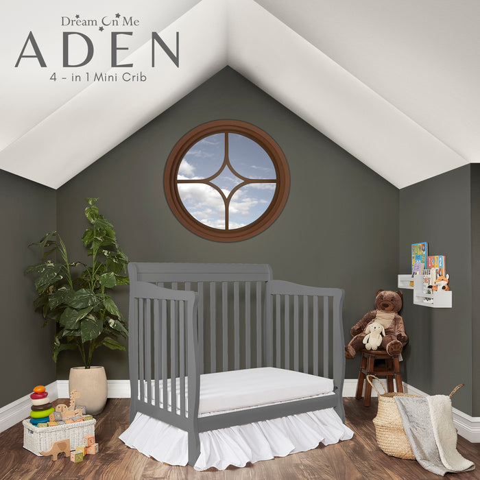 Dream On Me Aden Convertible 4 in 1 Mini Crib buybuy BABY