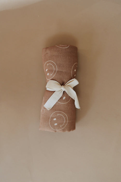 forever french Muslin Swaddle | Just Smile Tan