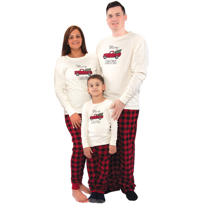 Touched by Nature Baby, Toddler and Kids Unisex Holiday Pajamas, Kids Christmas Tree