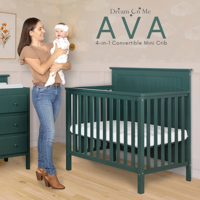 Dream On Me Ava 4 in 1 Convertible Mini Crib buybuy BABY