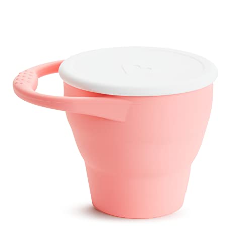 Munchkin® C’est Silicone! Collapsible Toddler Snack Catcher® Cup with Lid