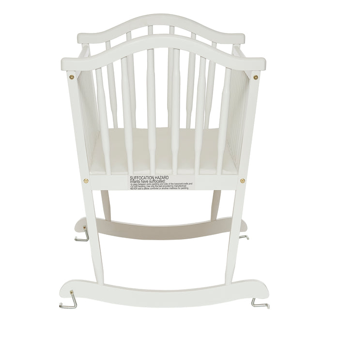 Dream On Me Rocking Cradle in White