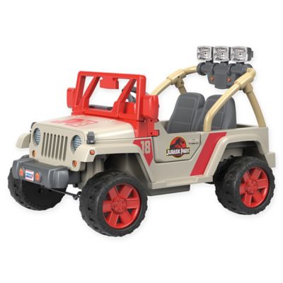 Power Wheels Jurassic Park Jeep Wrangler by Fisher Price