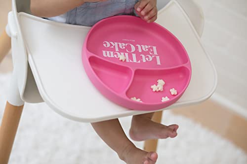 Bella Tunno Wonder Plate - Silicone Suction Plates for Baby and Toddler Plates, Eat Cake