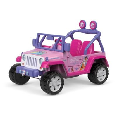 Power Wheels Disney Princess Jeep Wrangler by Fisher Price buybuy BABY