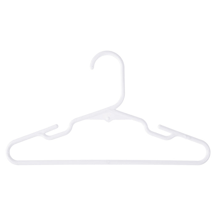 Parents' Choice Brand Infant and Toddlers Clothing Hanger, White Color, 10  Pack/Set, Durable High-Quality Plastic Kids Hanger