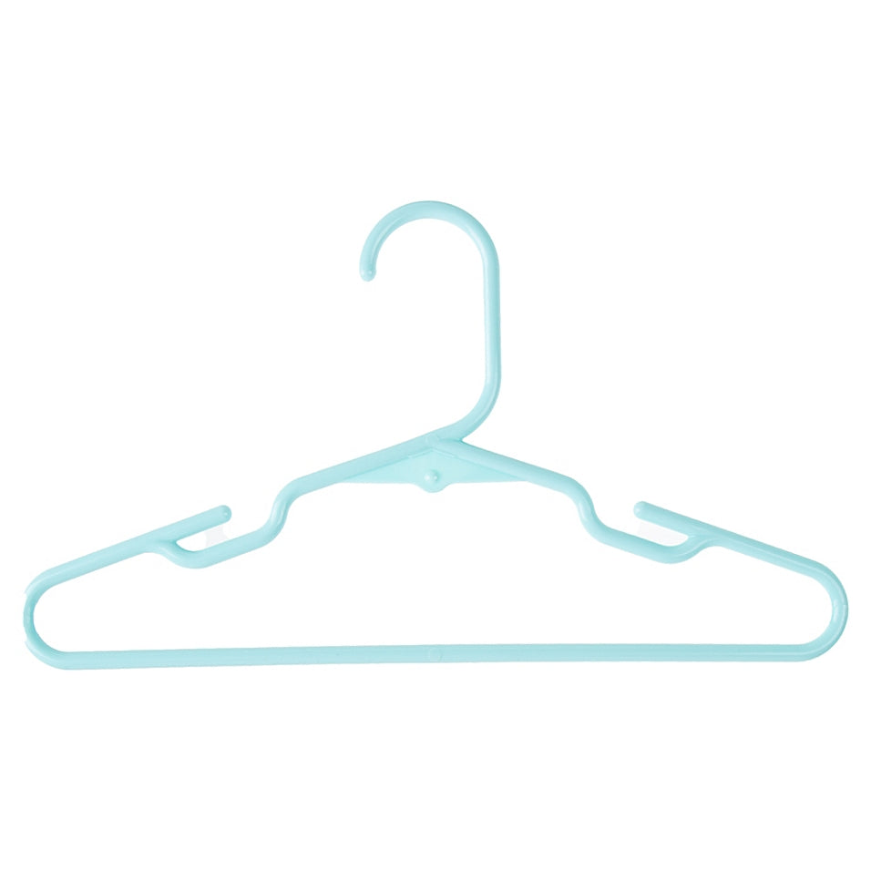 Your Zone Children's Clothing Hangers, 10 Pack, Grey, Sizes Up to 8,  Durable Plastic 