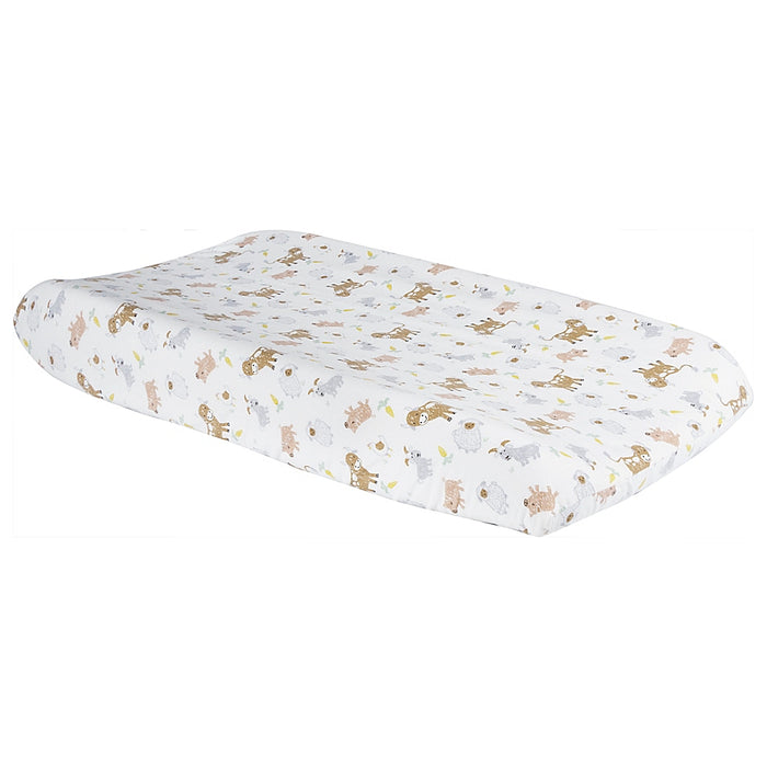 Trend Lab Farm Friends Deluxe Flannel Changing Pad Cover