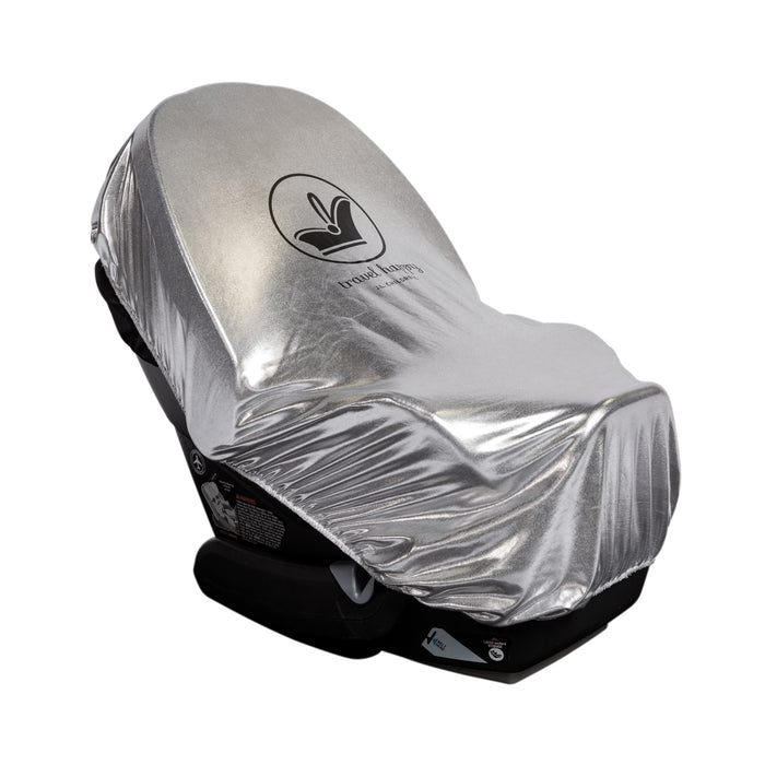 J.L. Childress Cool 'N Cover Car Seat Heat Shield and Sun Shade Silver