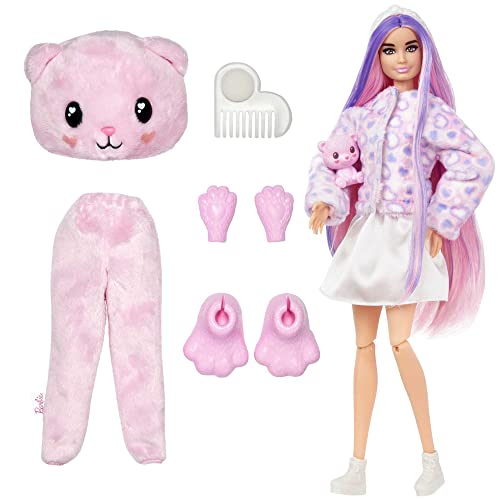 Barbie Cutie Reveal Cozy Cute Tees Series Teddy Bear Doll