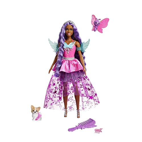 Barbie "Brooklyn" Doll with Two Fairytale Pets