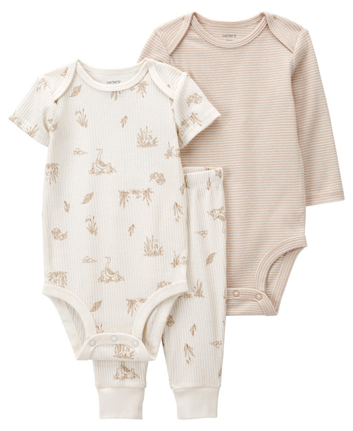 Carter's Baby Bodysuits & Pants 3 Piece Set in Neutral