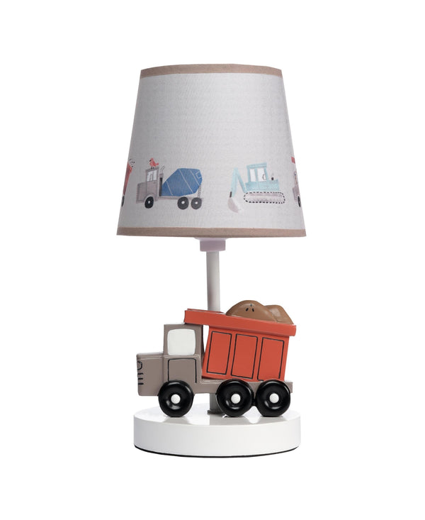 Bedtime Originals by Lambs & Ivy Construction Zone Lamp with Shade