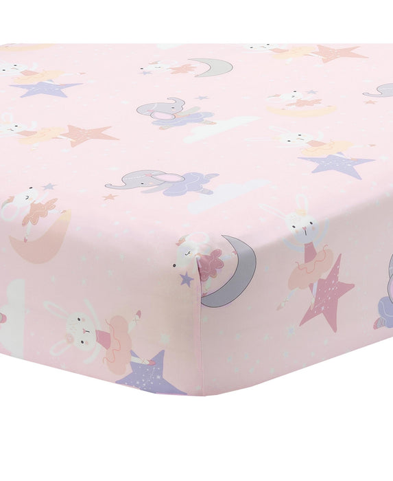 Lambs & Ivy Bedtime Originals Tiny Dancer Soft Fitted Crib Sheet