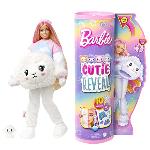 Barbie Cutie Reveal Cozy Cute Tees Series Lamb Doll