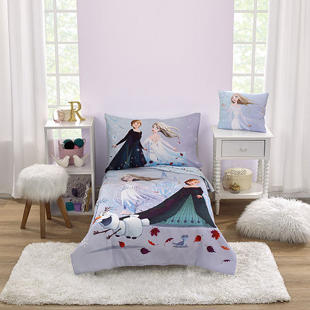 Disney Frozen Winter Cheer4 Piece Toddler Bed Set
