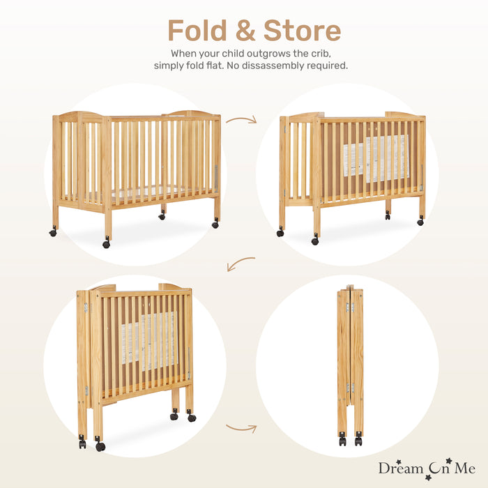 Portable fold up crib online