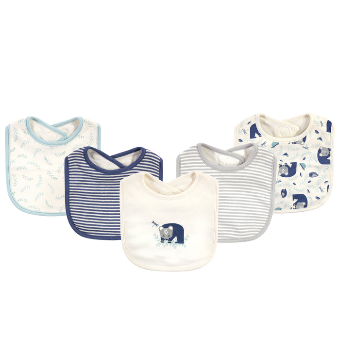 Touched by Nature Baby Boy Organic Cotton Layette Set and Giftset, Woodland, 0-6 Months