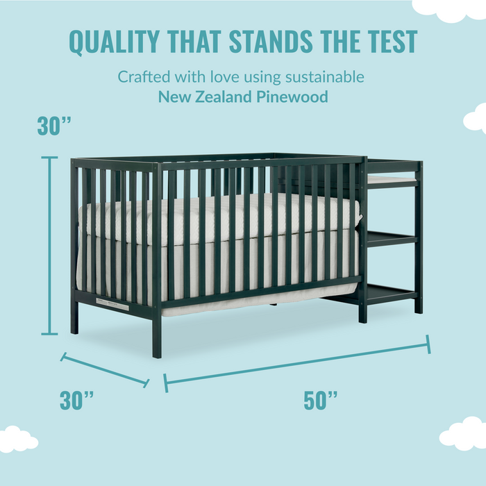 Dream On Me Synergy 5-in-1 Convertible Crib And Changer