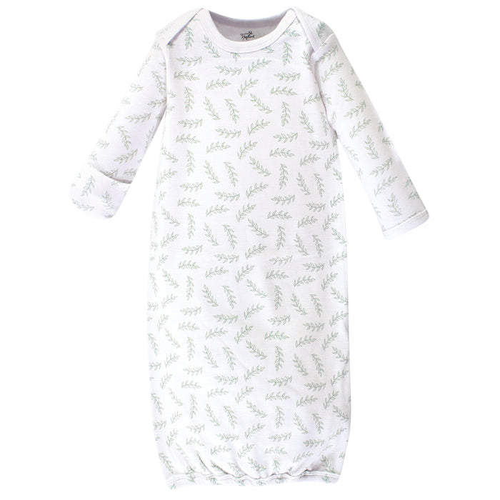 Touched by Nature Baby Organic Cotton Gowns, Little Giraffe, Preemie/Newborn