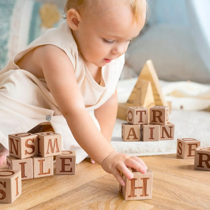 Tiny Land® Wooden Alphabet Blocks