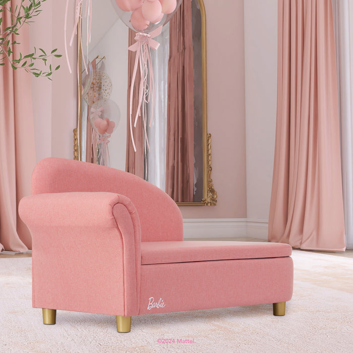 Barbie Dream In Pink Chaise Lounge In Pink by Evolur