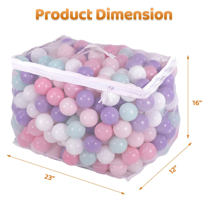 BalanceFrom Fitness 2.3" Crush Proof Play Pit Balls w/Storage Bag, 400 Count