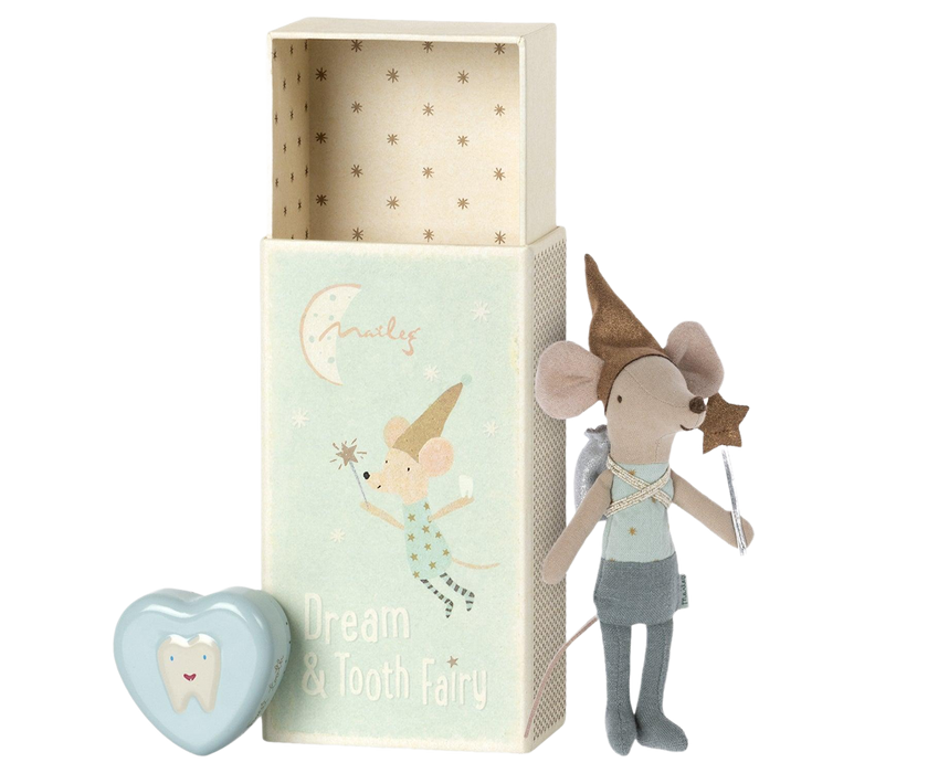 Maileg Tooth Fairy Mouse, Blue