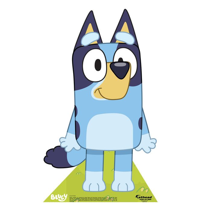 Fathead Bluey: Bluey Mini Cardstock Cutout - Officially Licensed BBC Stand Out