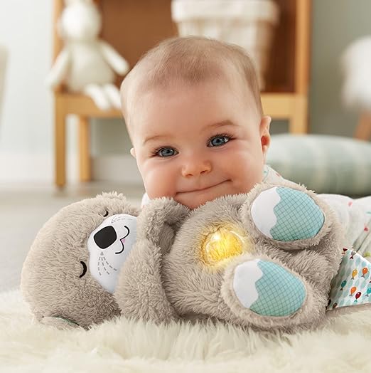 Fisher Price Soothe 'n Snuggle Otter Portable Plush Baby Toy