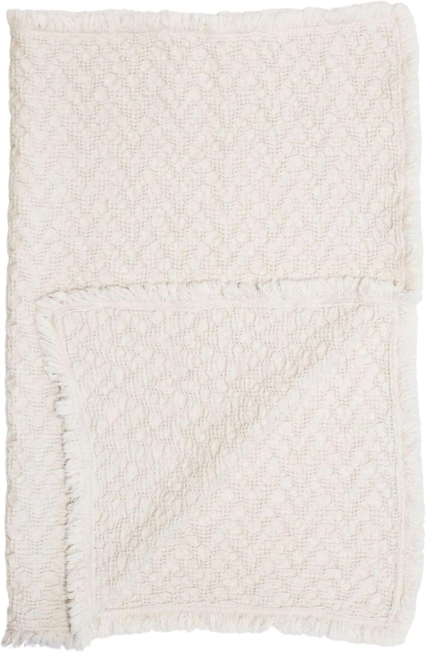 Crane Baby Oatmeal Boho Knit Blanket