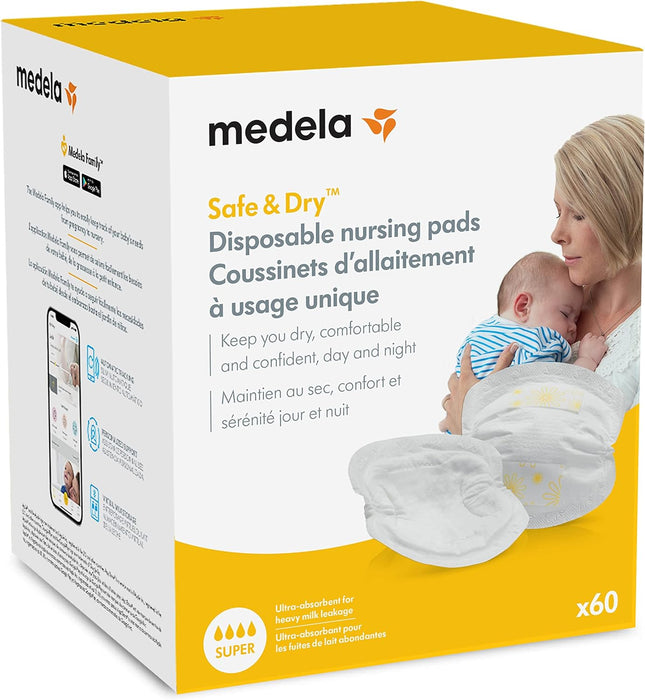 Medela Super Absorbent Disposable Nursing Pads - 60ct