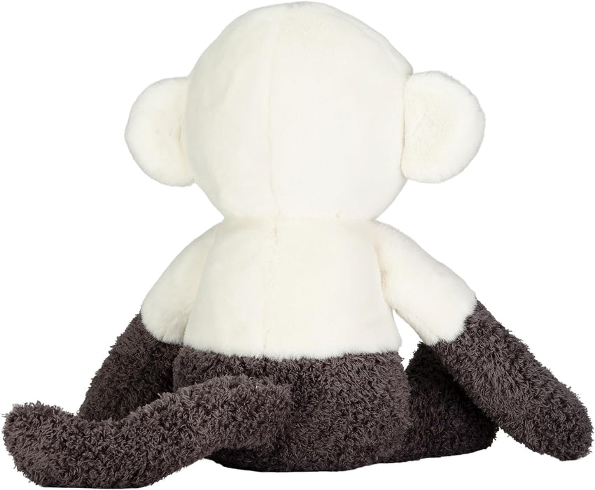 Lambs & Ivy Jungle Party White/Gray Monkey Stuffed Toy - Charlie