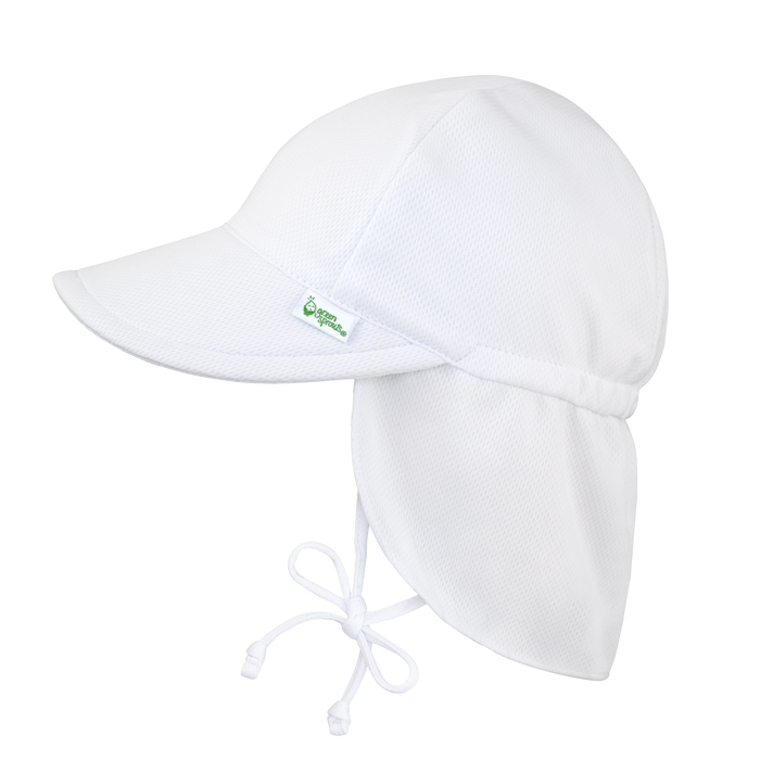 I Play BreathEasy Flap Sun Protection Hat White