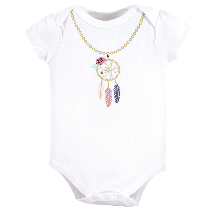 Little Treasure Baby Girl Cotton Bodysuit and Pant Set, Dream Catcher