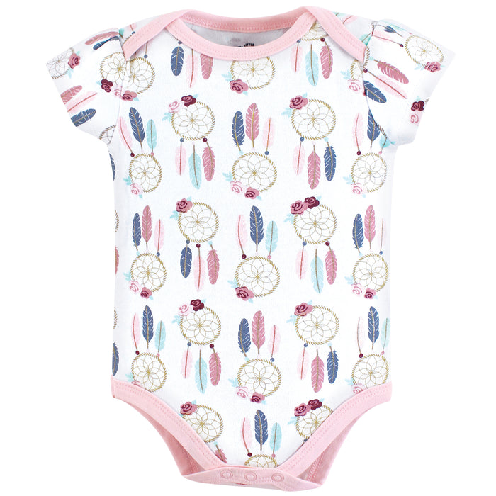 Little Treasure Baby Girl Cotton Bodysuit and Pant Set, Dream Catcher