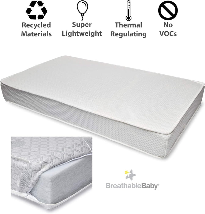 BreathableBaby EcoCore 250 2-Stage Dual-Sided Crib Mattress