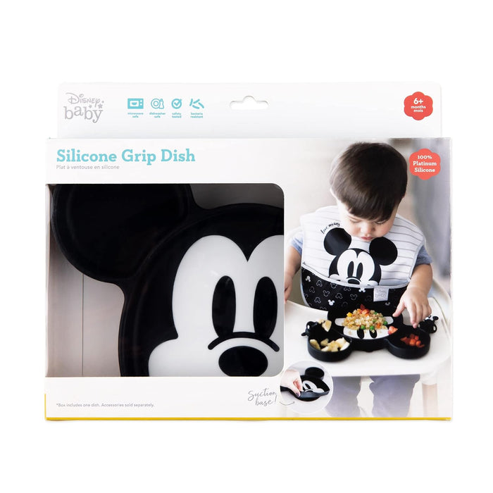 Disney Silicone Grip Dish: Mickey Mouse