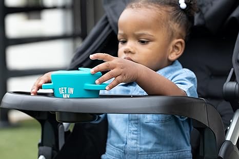 Bella Tunno Happy Snacker – Spill Proof Snack Cups for Toddlers and Babies, Get In My Belly