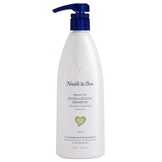 Noodle & Boo Fragrance Free Extra Gentle Shampoo for Baby Eczema Care, 16 fl. oz.