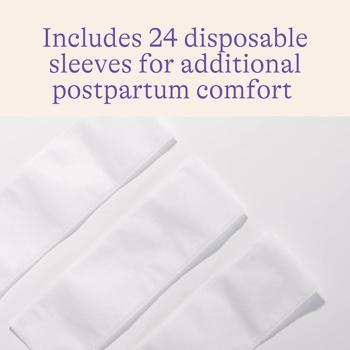 Lansinoh Hot & Cold Postpartum Therapy Packs Disposable Sleeve Refill, 24 Count