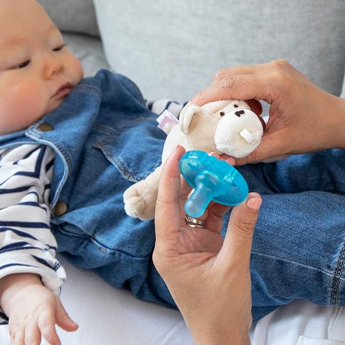 WubbaNub Plush Toy Detachable Pacifier-Baby Bear