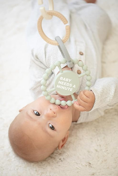 Bella Tunno Happy Teether – Soft & Easy Grip Baby Teether Toy, Light Green