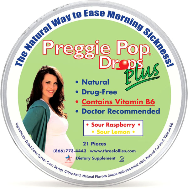 Three Lollies Preggie Pop Drops Plus Nausea Remedy