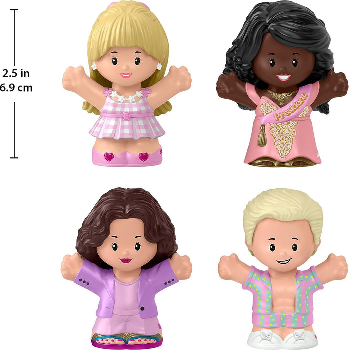 Fisher Price Little People Collector Barbie: The Movie Special Edition Set 4 pk
